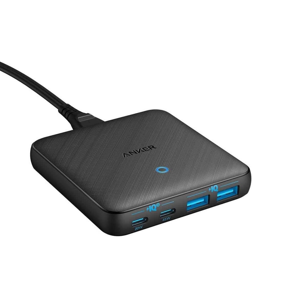 Anker USB-C 20W 45W Charger, showing ports