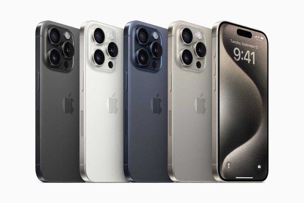 iPhone 15 Pro lineup color