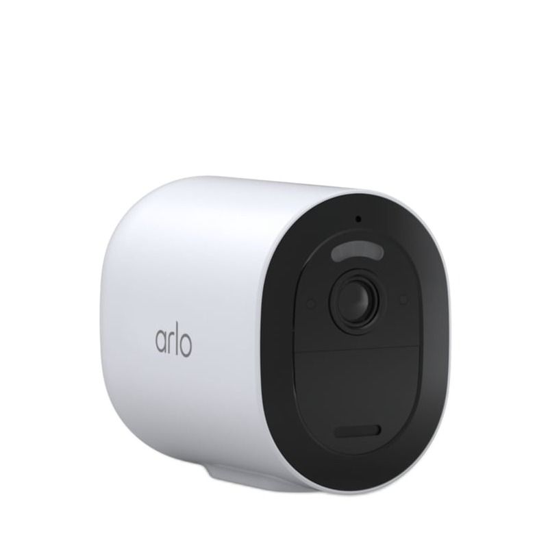 The Arlo Slouch 2 Highlight Digicam in opposition to a white background