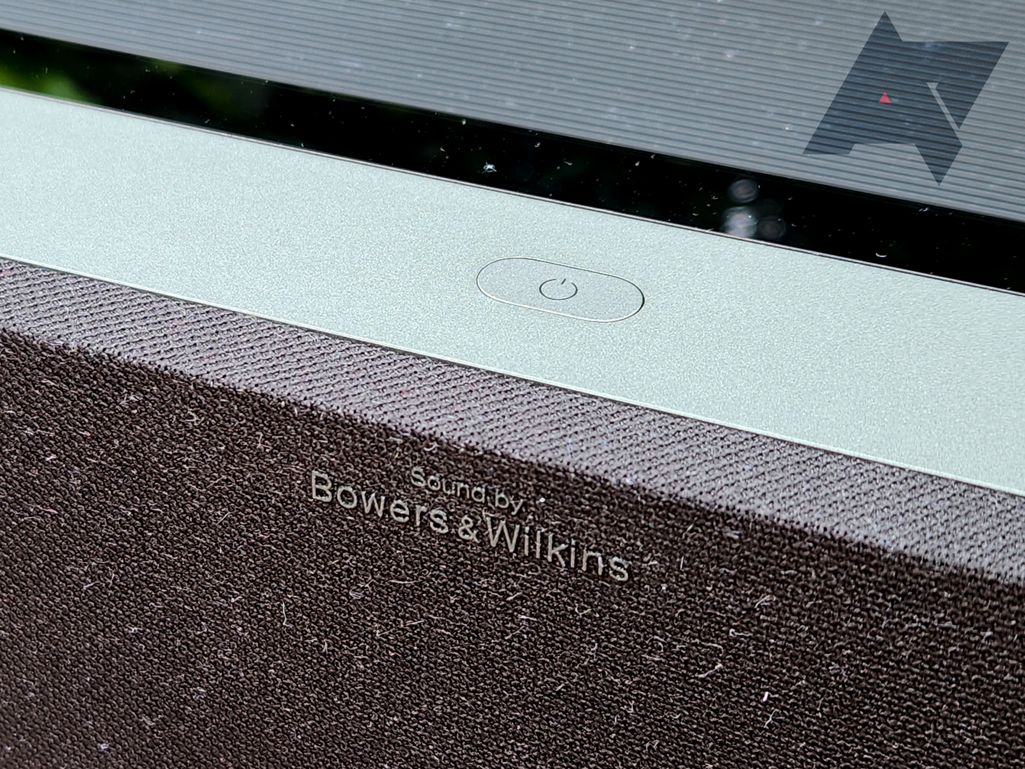 Bowers & Wilkins logo on the Formovie Theater projector