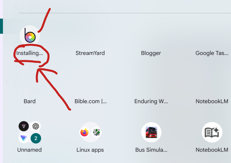Chrome-OS-117-canary-app-downloading