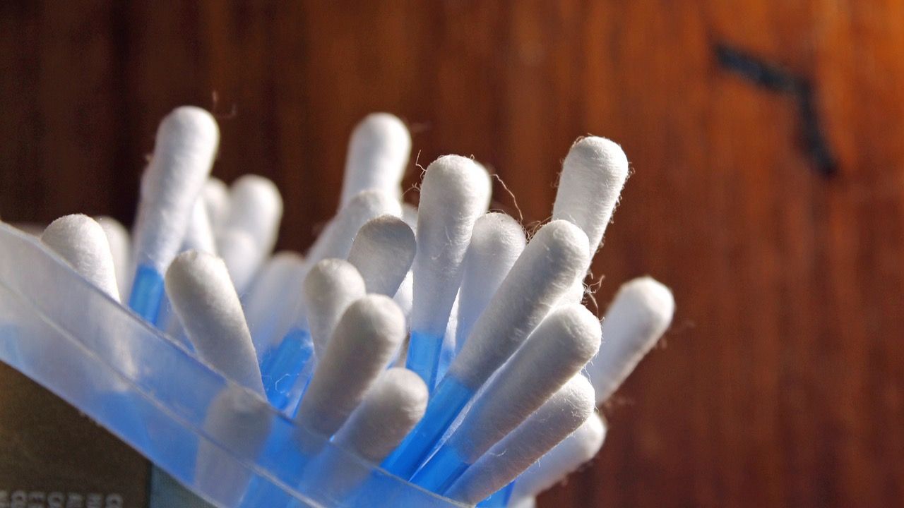 A cluster of cotton swabs