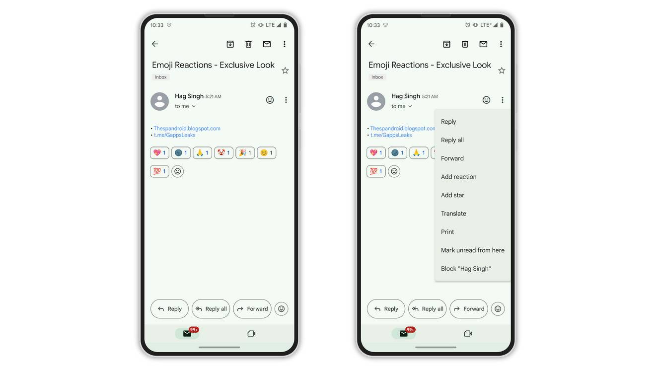 Imagen relacionada con Gmail permitirá que reacciones a correos electrónicos con emojis