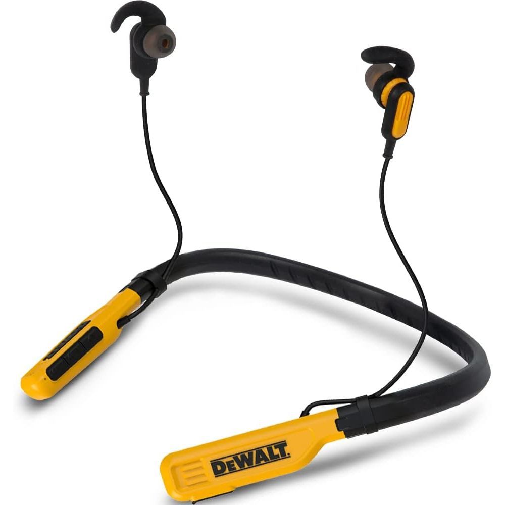 DeWalt Jobsite Decent neckband headphones for professionals