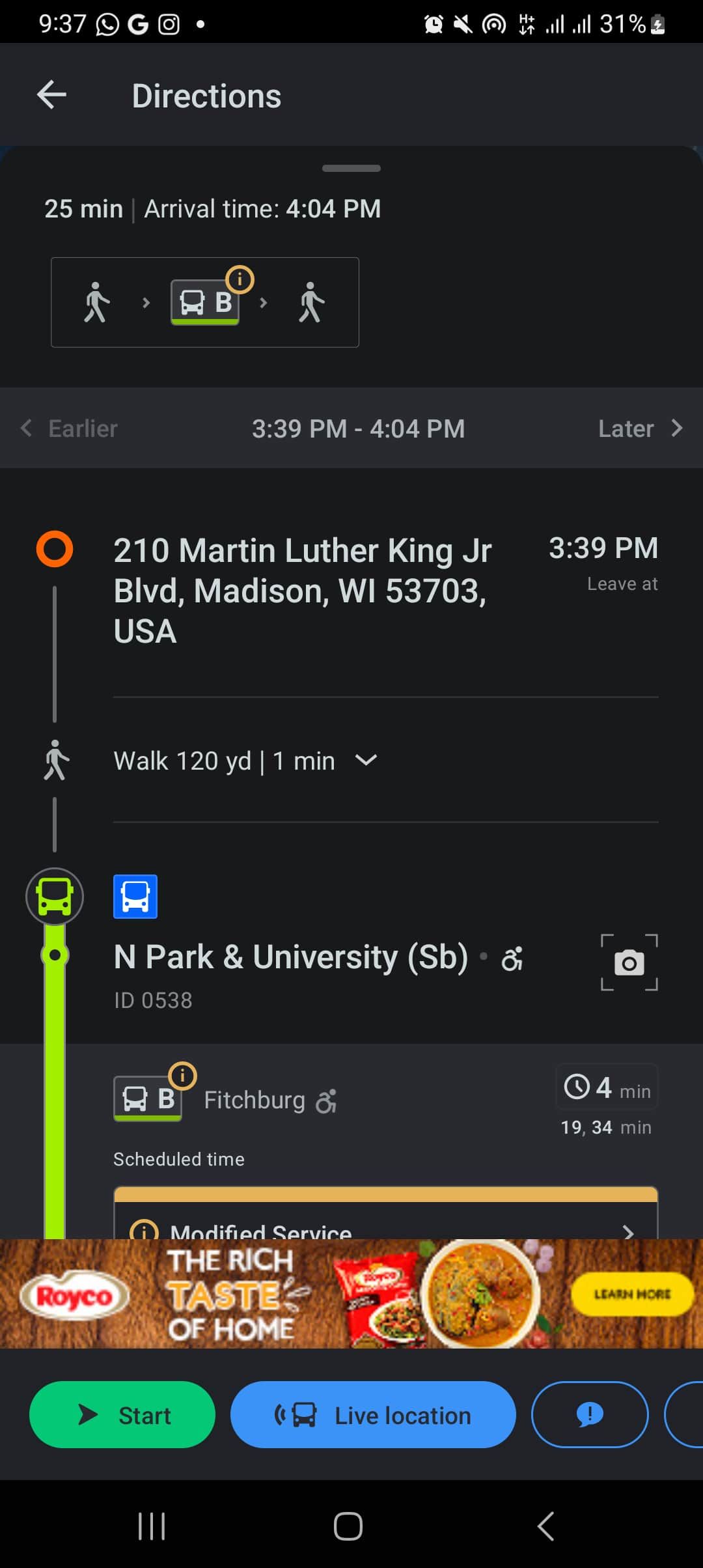 Moovit lleva app para viajes en Metro y camión a Apple Watch