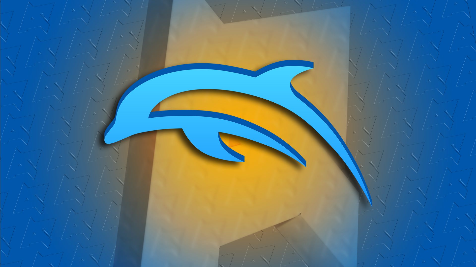 Dolphin Emulator logo imposed over AP logos