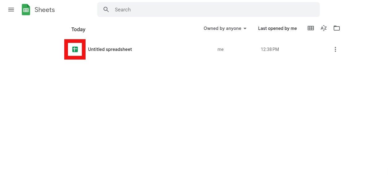 Screenshot of the Google Sheets spreadsheet preference menu