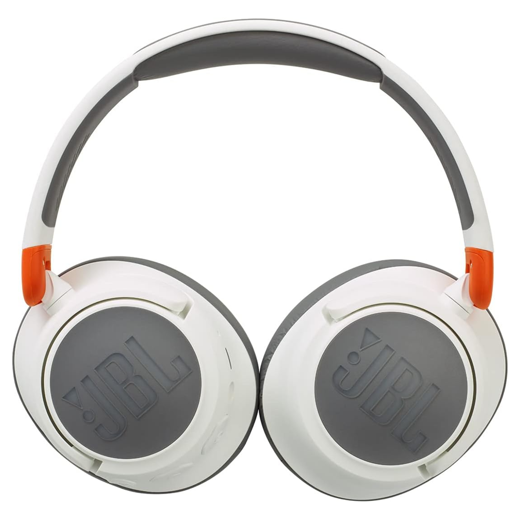 JBL Jr Noise Cancelling Headphones with angled cups on a white background