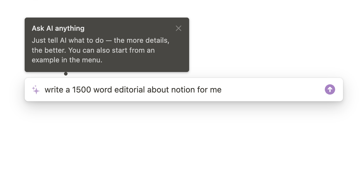 notion AI prompting