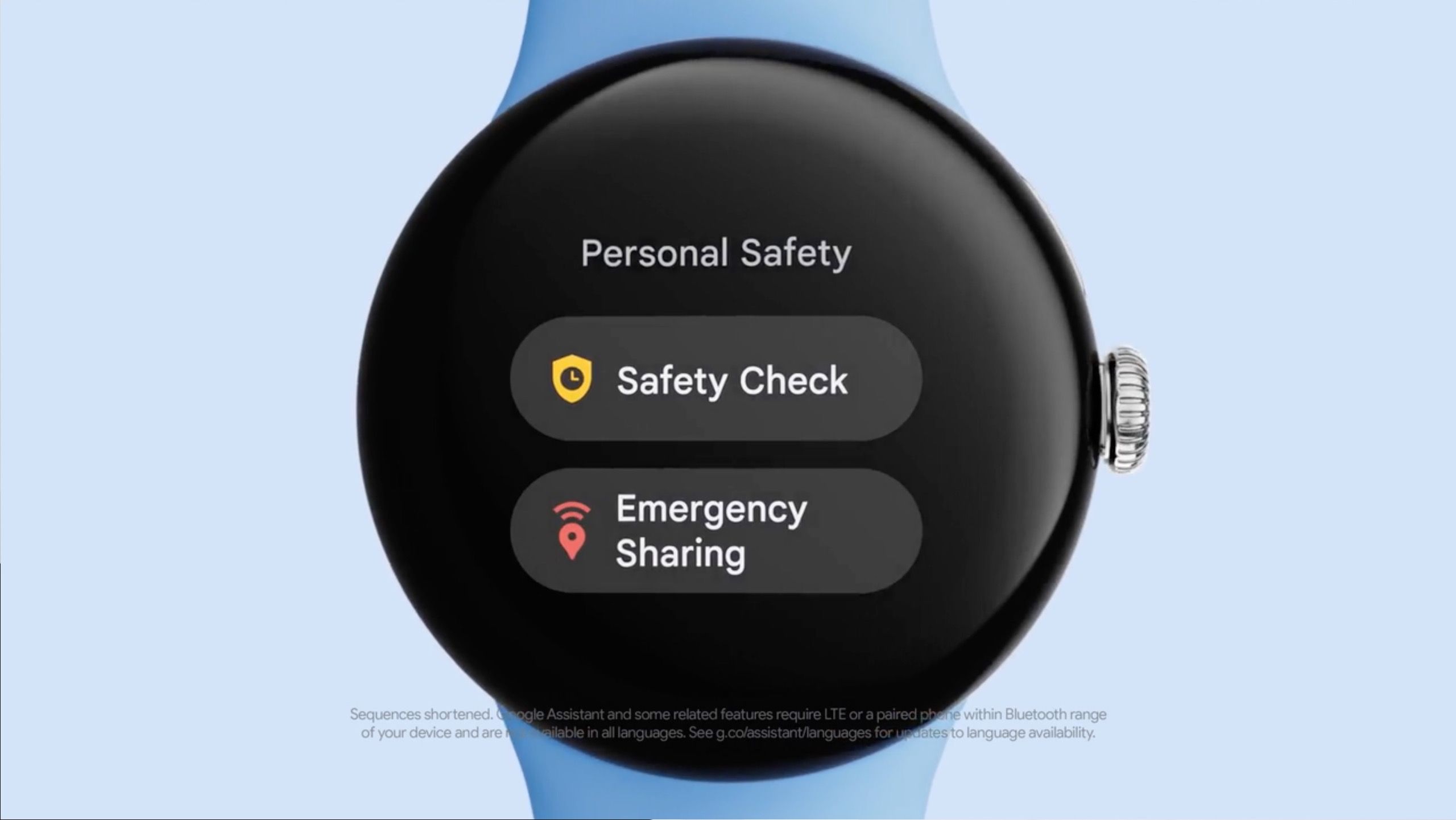 Pixel Watch 2 safety check