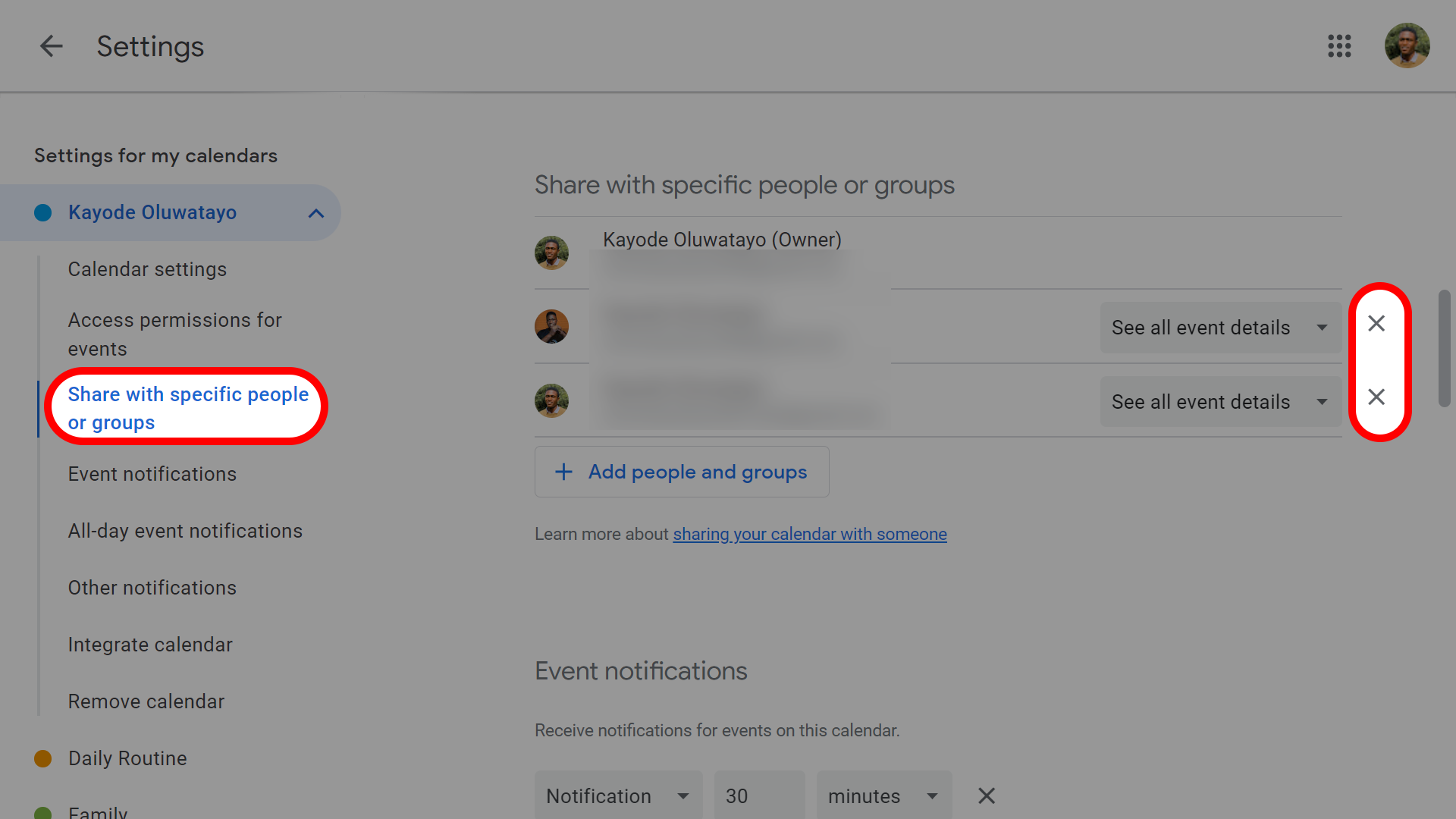 How to share your Google Calendar with friends and colleagues