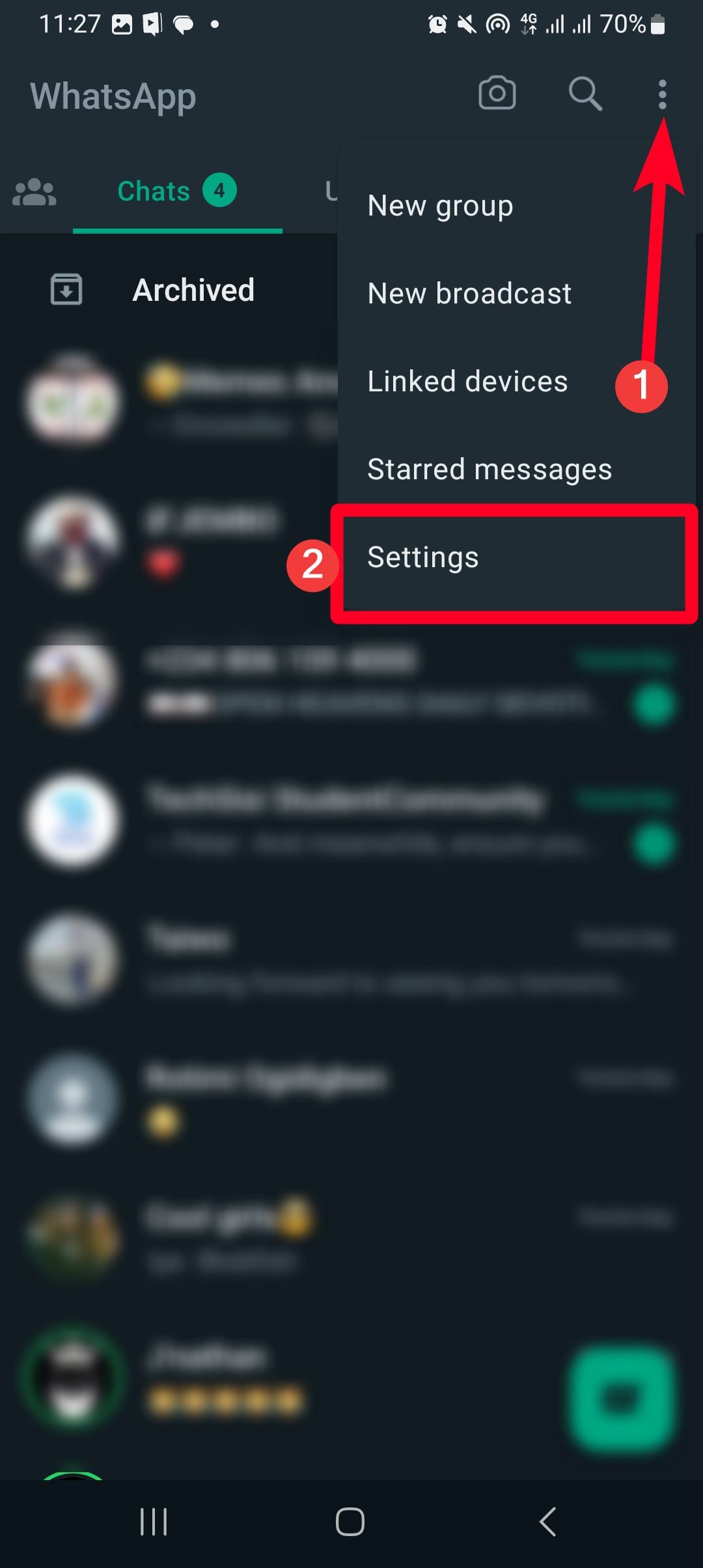 how to set google maps as default on whatsapp android
