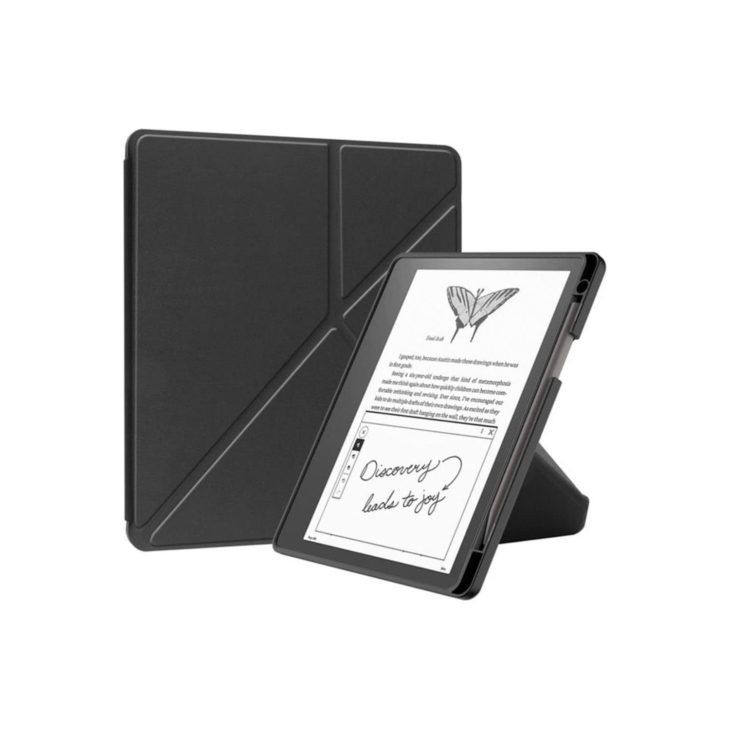 The Orderly Case for Kindle Scribe aspects a leather veil, a shockproof shell and auto sleep/wake.