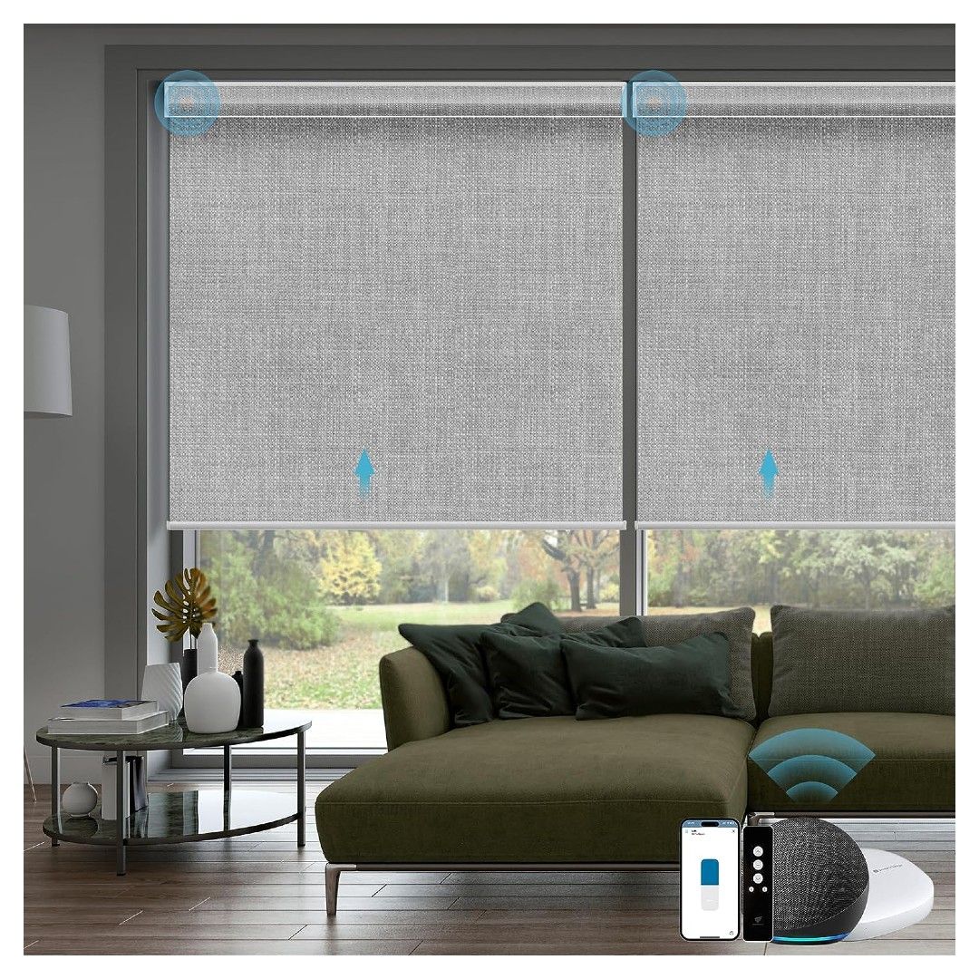 SmartWings Motorized Smart Blinds against a white background