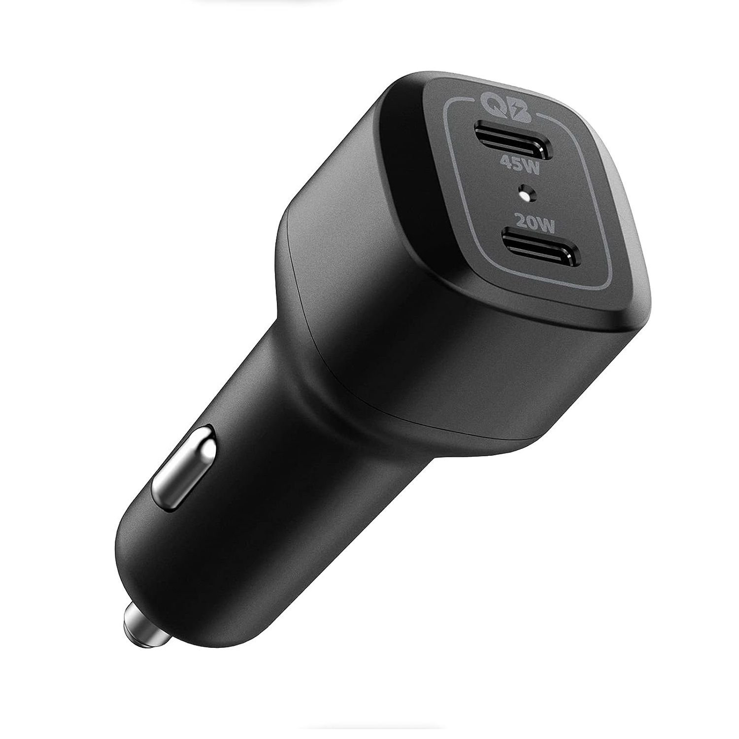 Spigen USB-C Car Charger, positioned at an angle