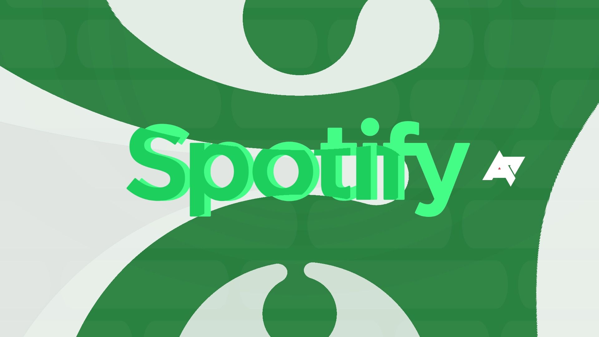 The Spotify logo against a green and white background