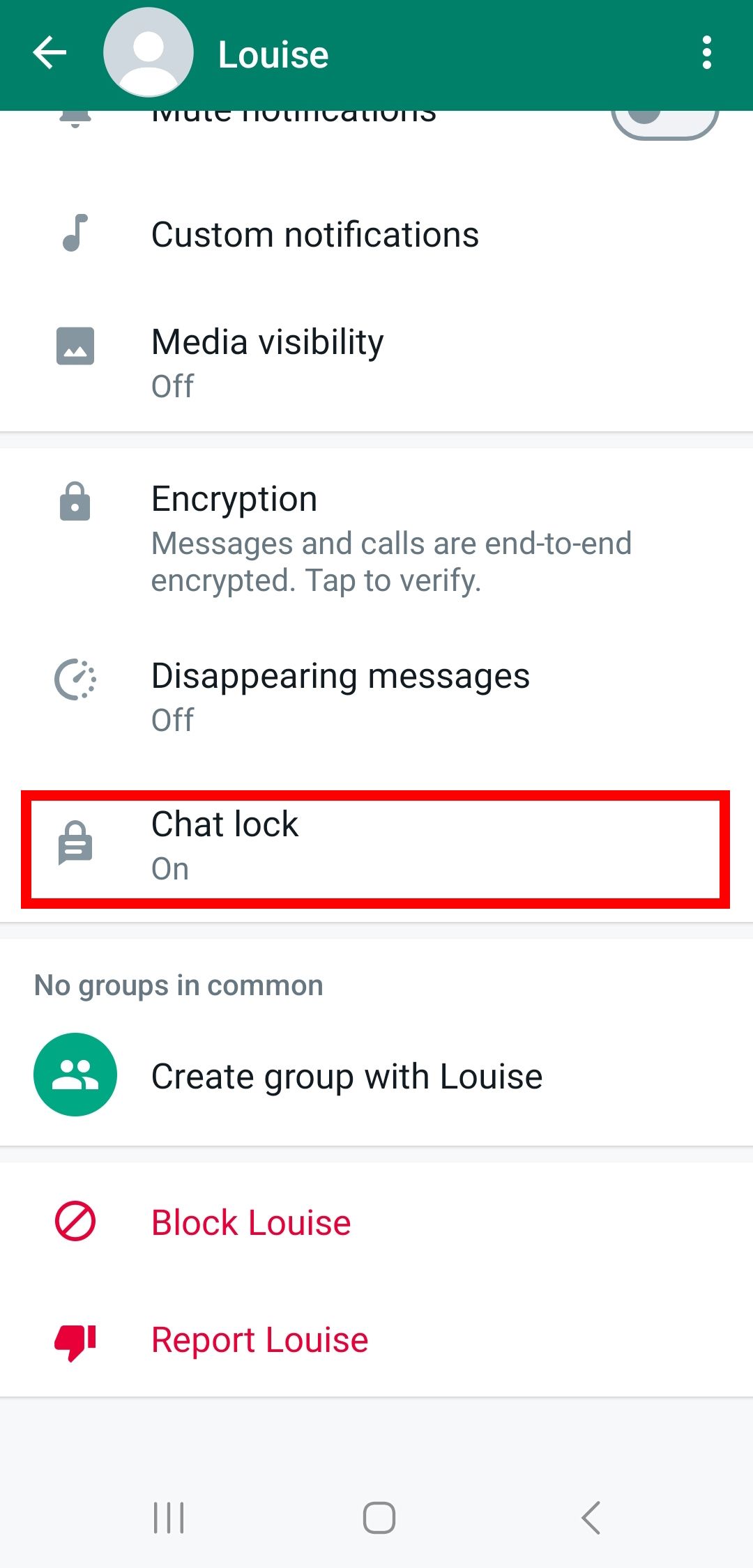 How to turn on WhatsApp Chat Lock