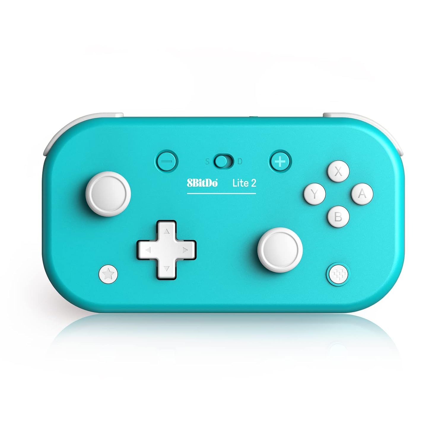 8BitDo Lite 2 in blue on a white background