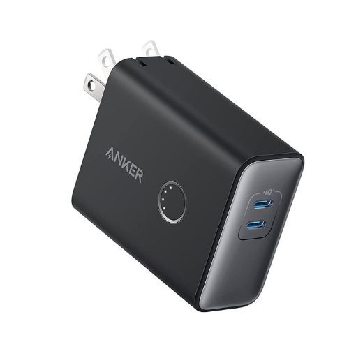 Anker PowerCore Fusion 5000 with foldable prongs and battery indicator