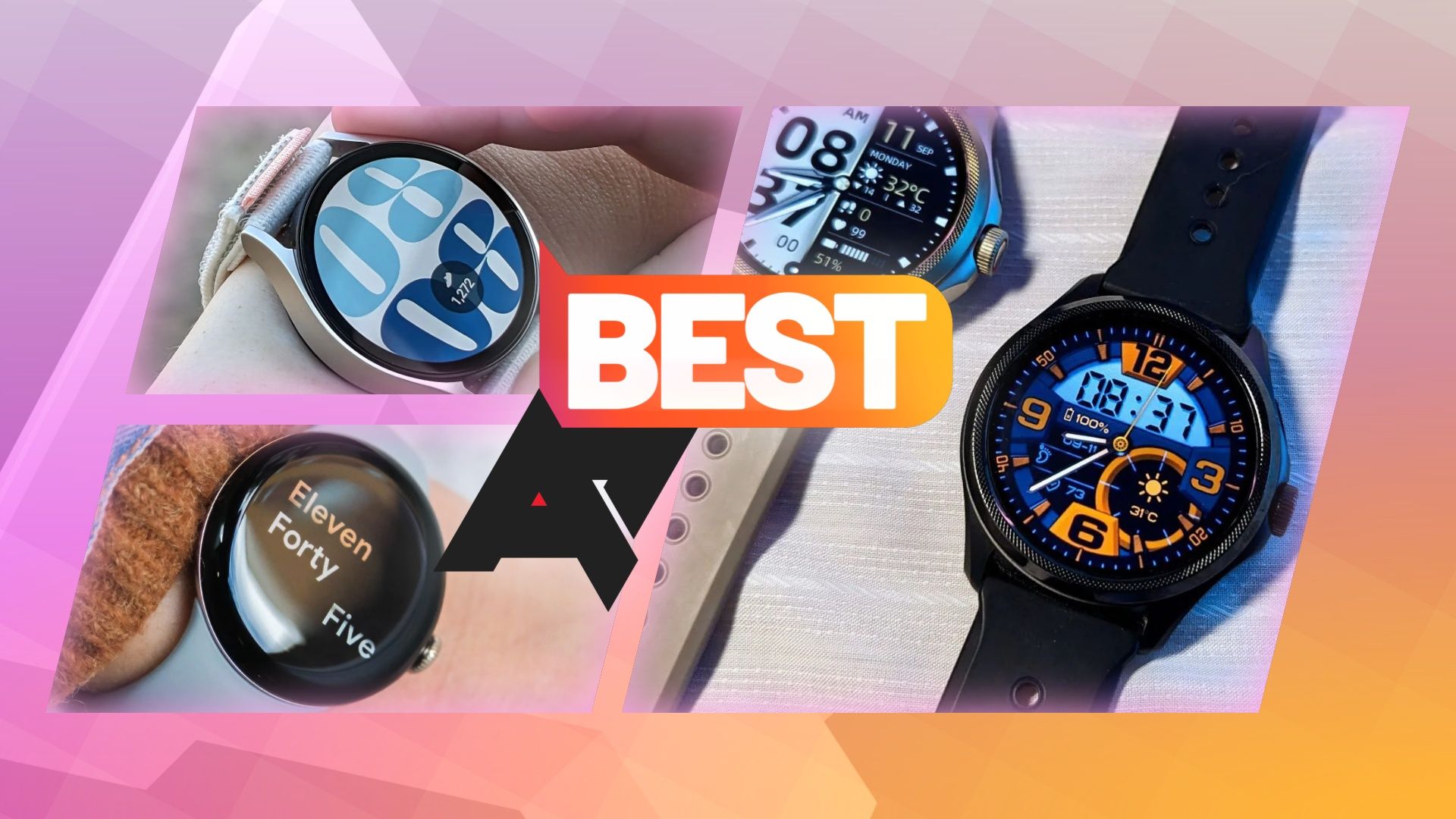 A collection of the best Android smartwatches