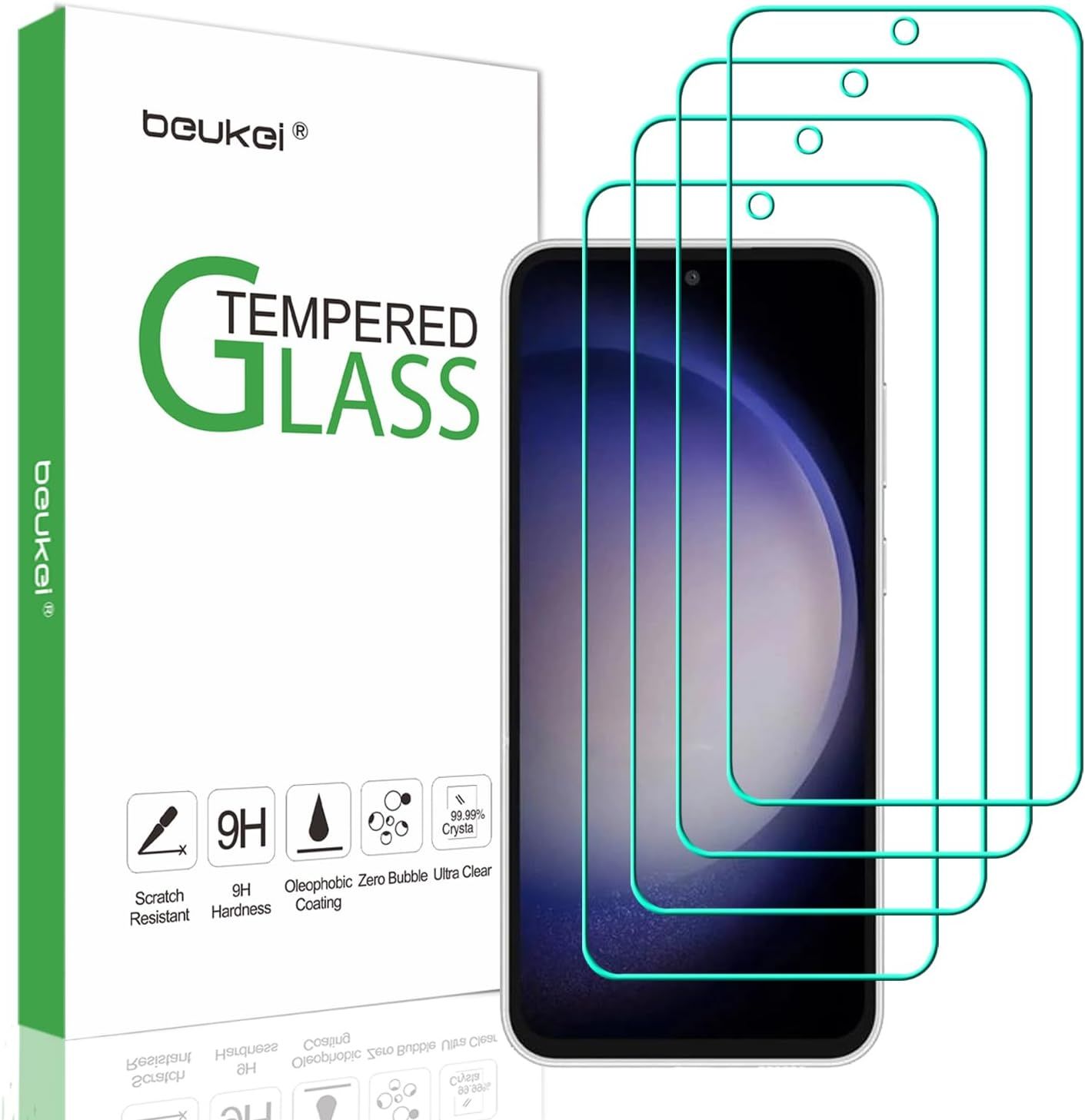 Beukei Display Protector for Galaxy S23 FE