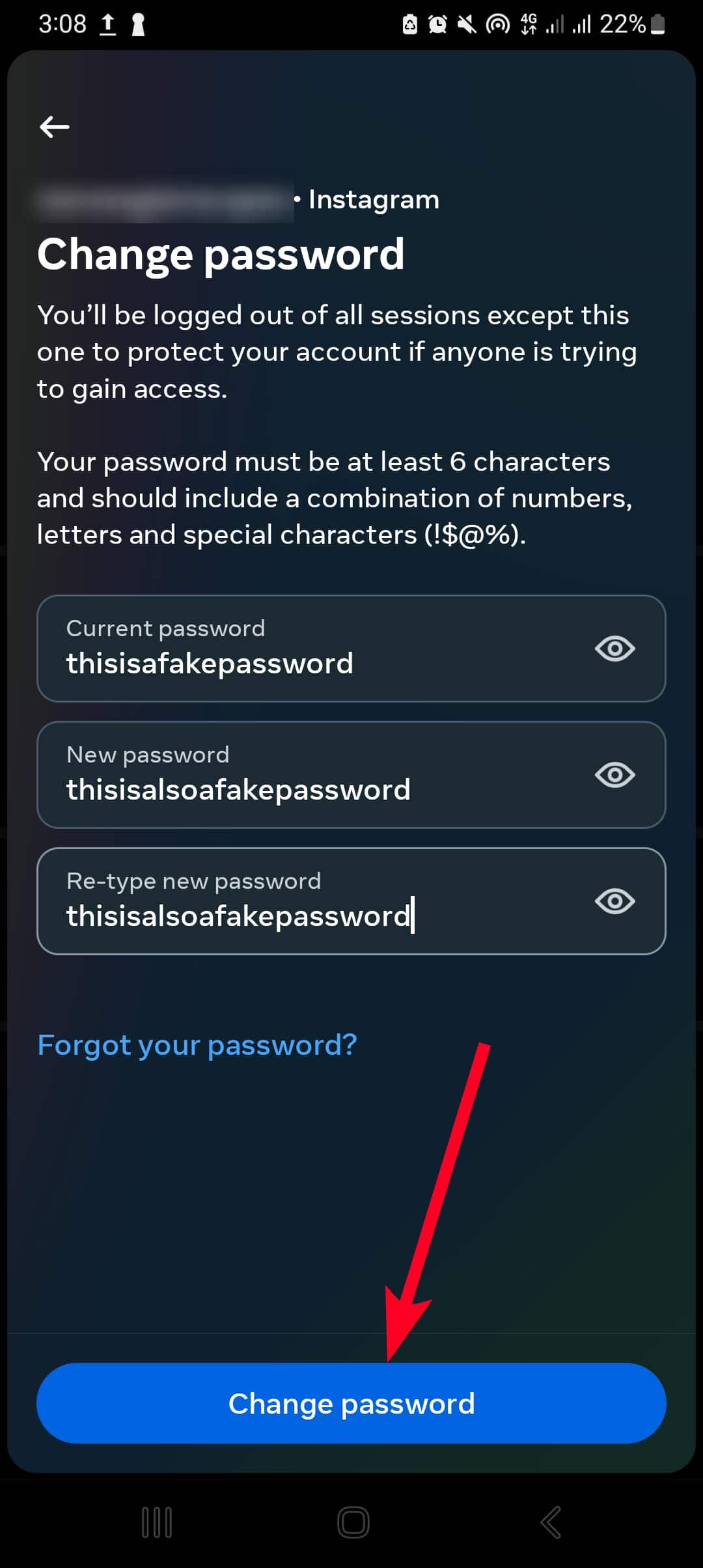 Altering-Instagram-password-in-settings-and-privateness-menu