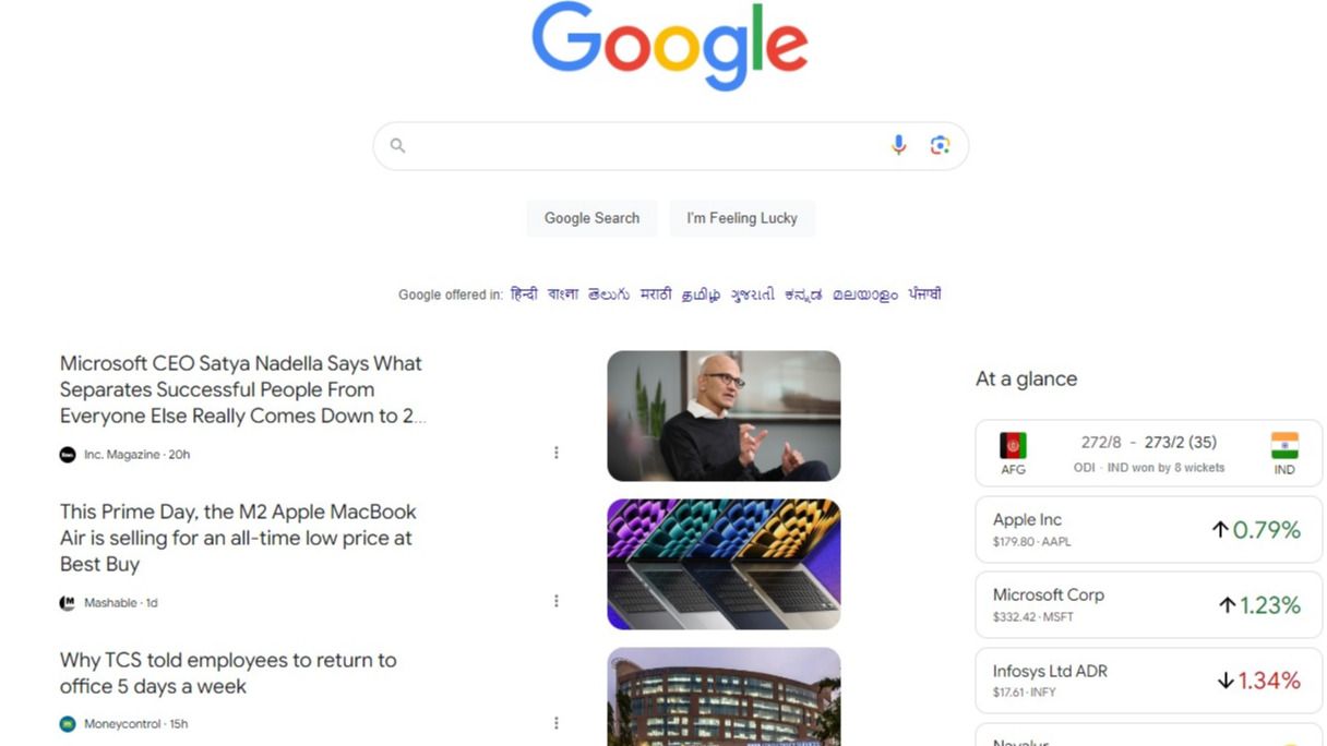 Google is trying out a Uncover feed for desktop