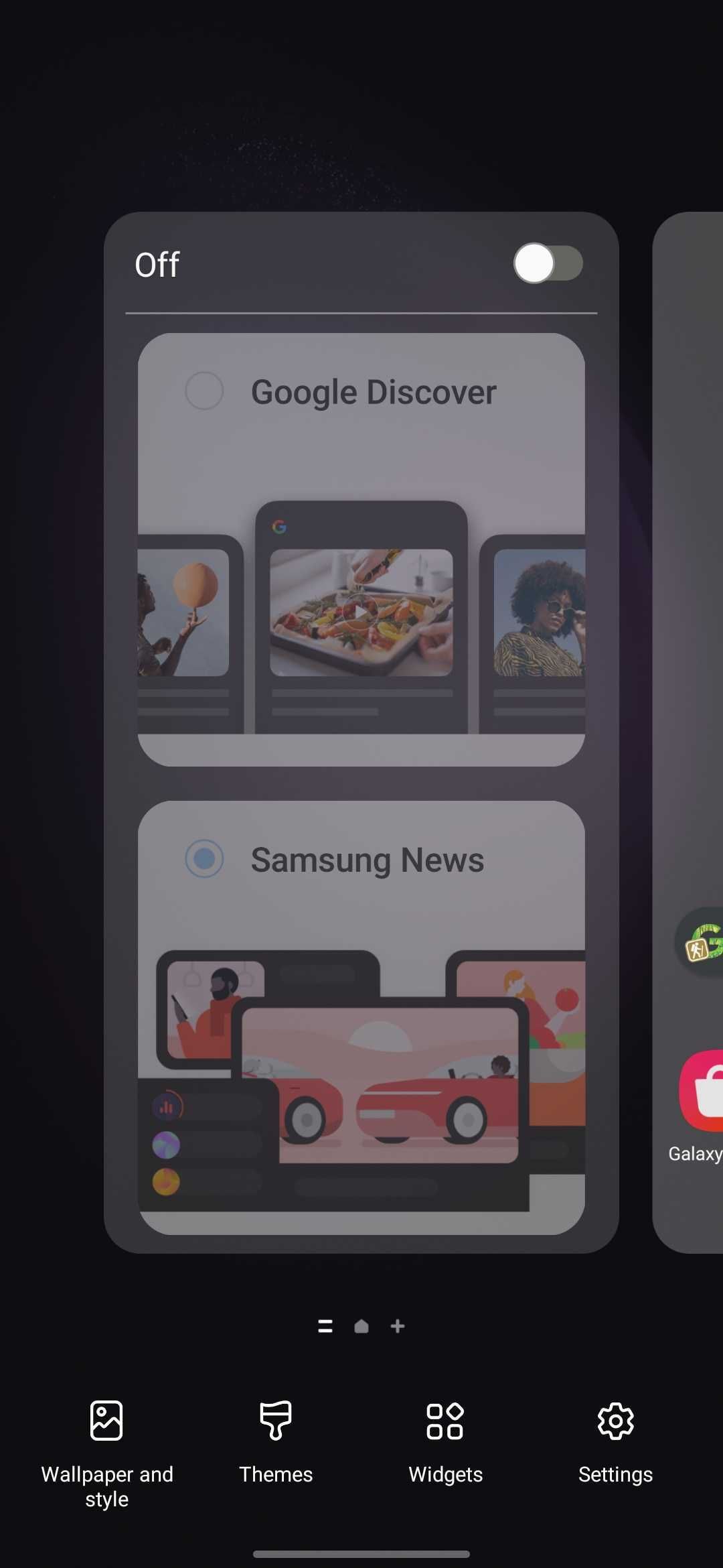 How to turn off Samsung News