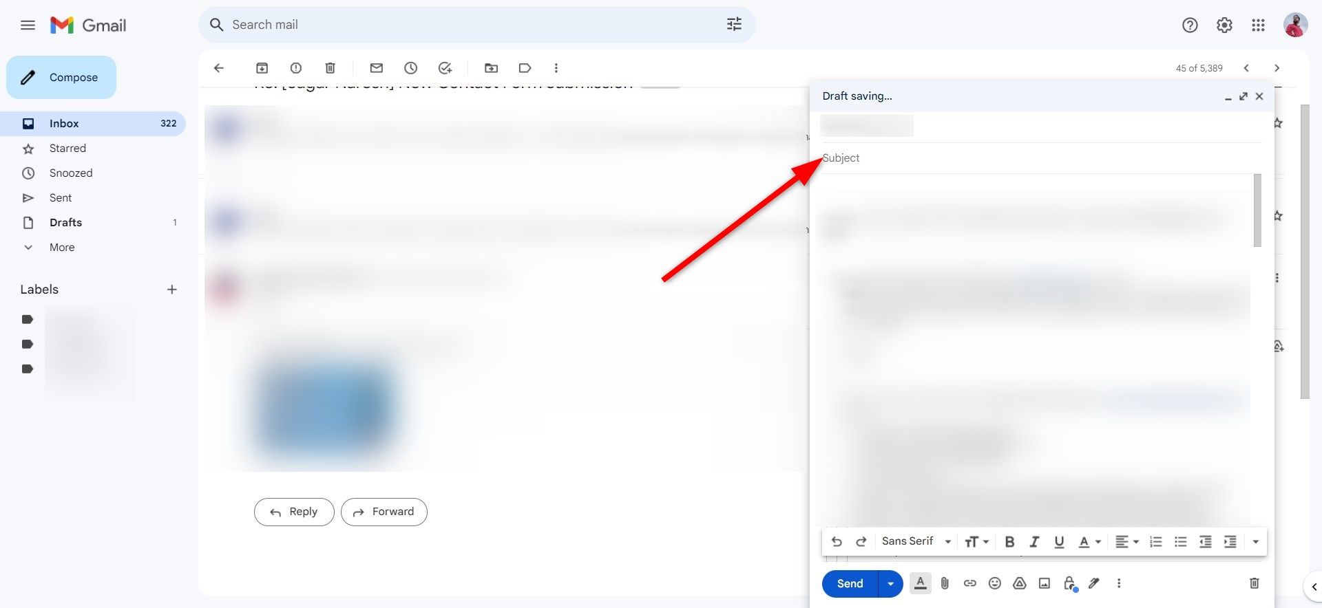 How To Edit The Subject Line In Gmail   Edit Subject Line Gmail Website 