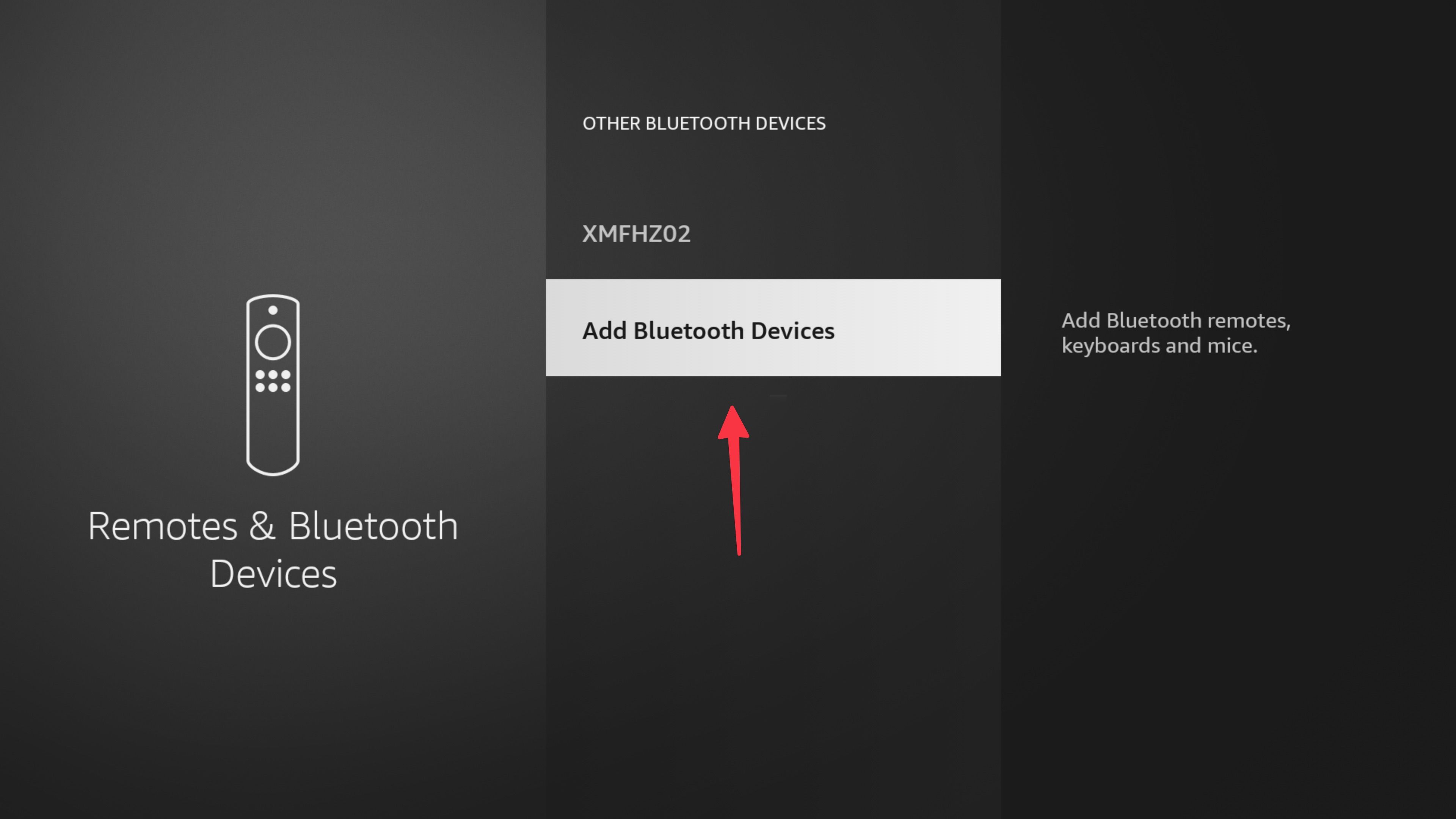 add Bluetooth devices on Fire TV