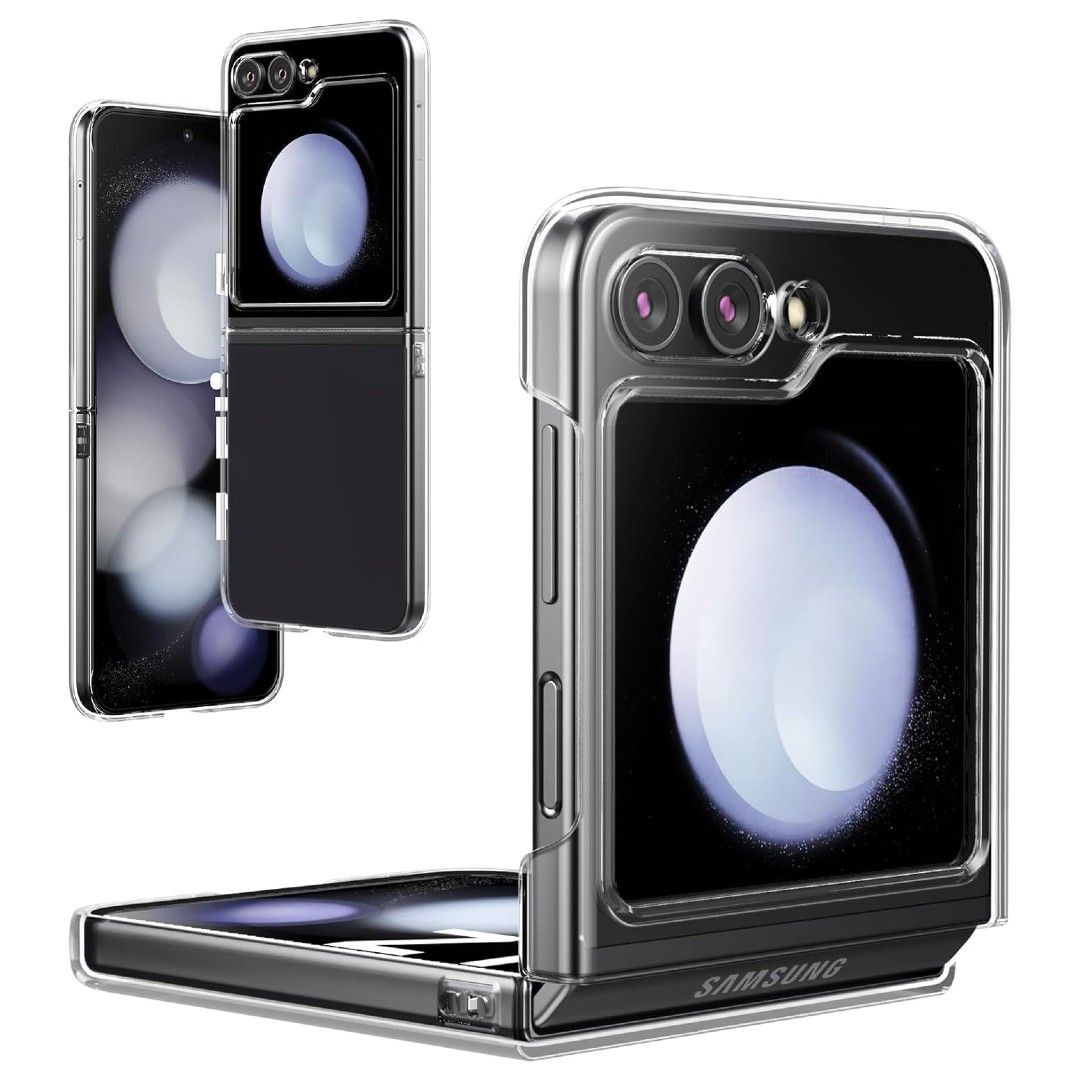 Foluu Crystal Clear Case for Samsung Galaxy Z Flip 5