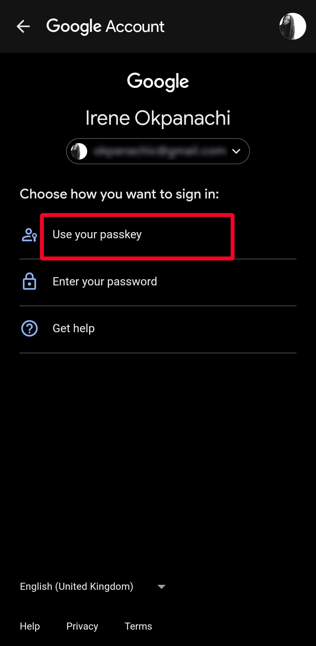 How to replace your Gmail password with a passkey