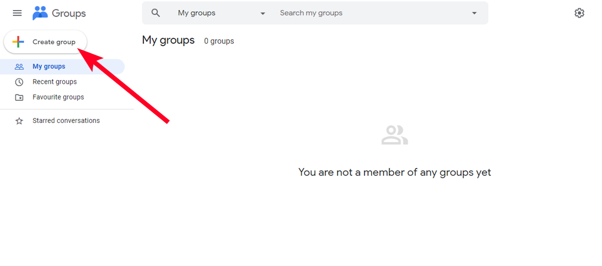 Google Teams dashboard on Chrome browser