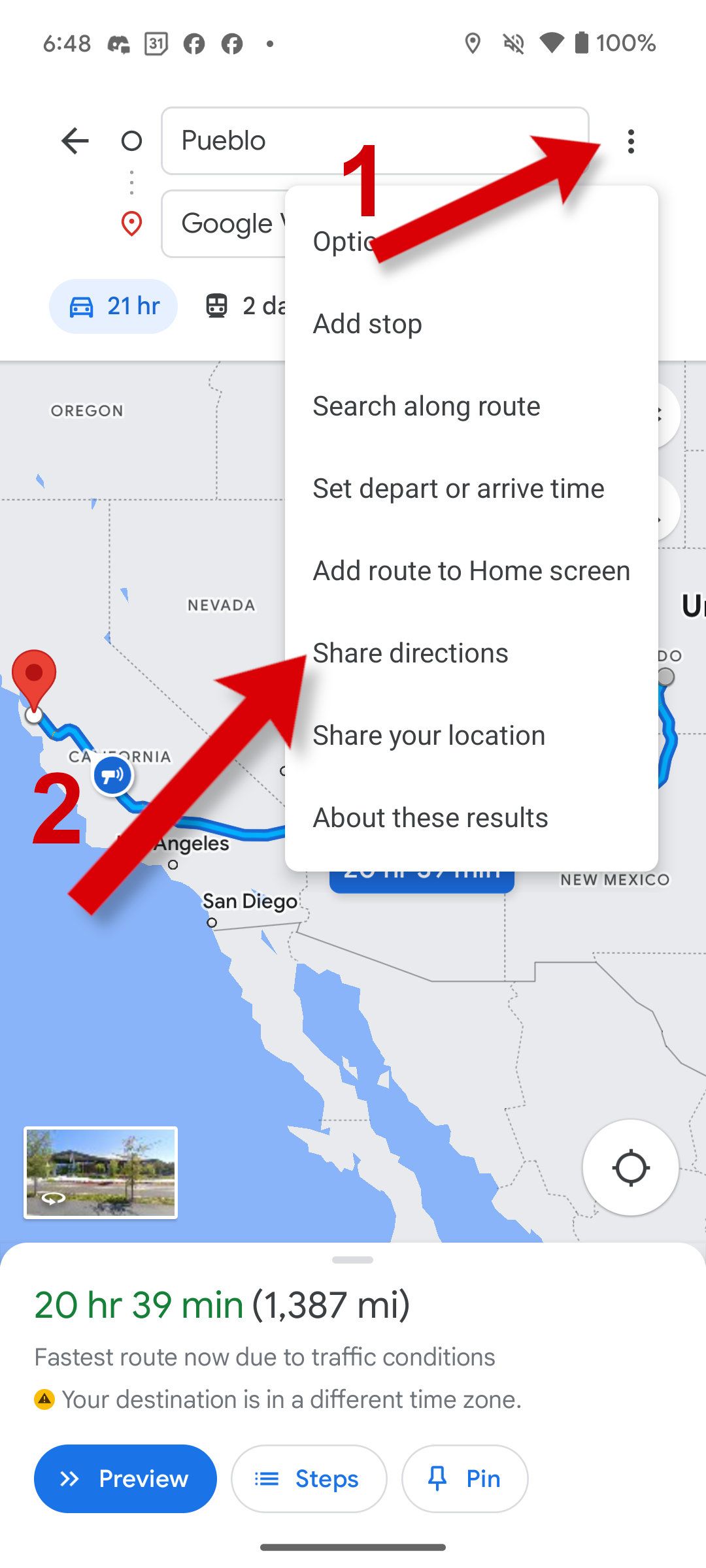 How to easily print directions from Google Maps
