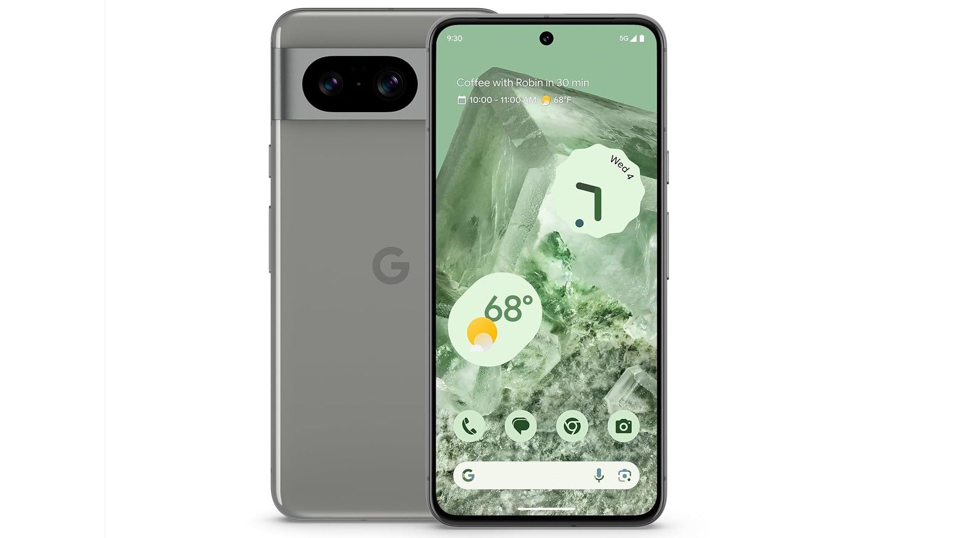 New Gray Google Pixel 8 smartphone