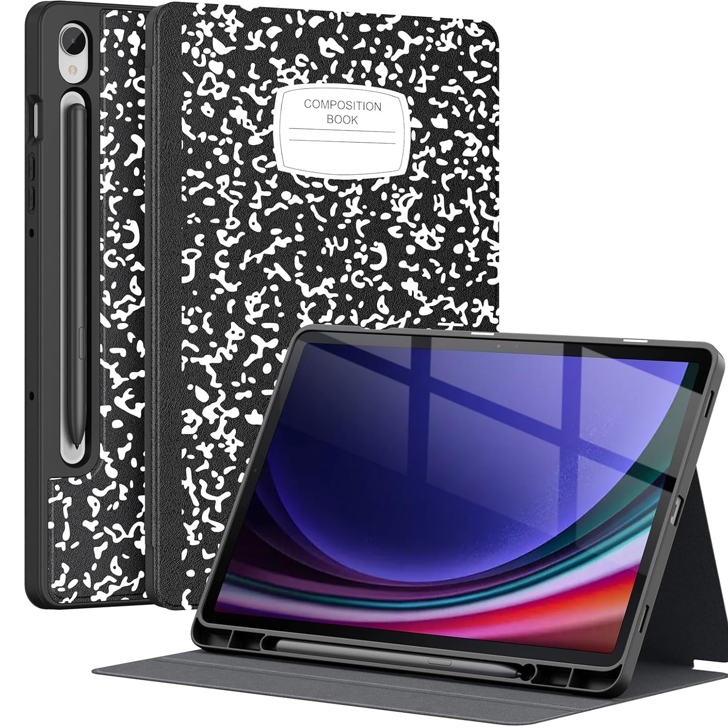 Supveco Case for Galaxy Tab S9 on white background. 