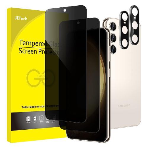 JETech Privacy Screen Protector with camera lenses