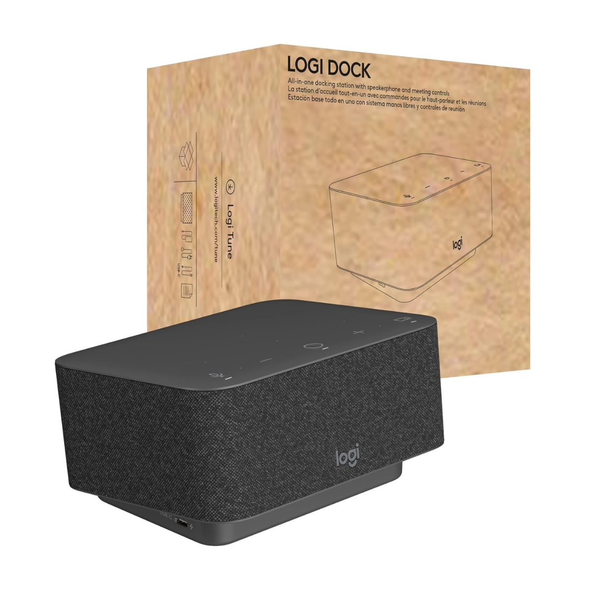 The Logi Dock USB-C Docking Station