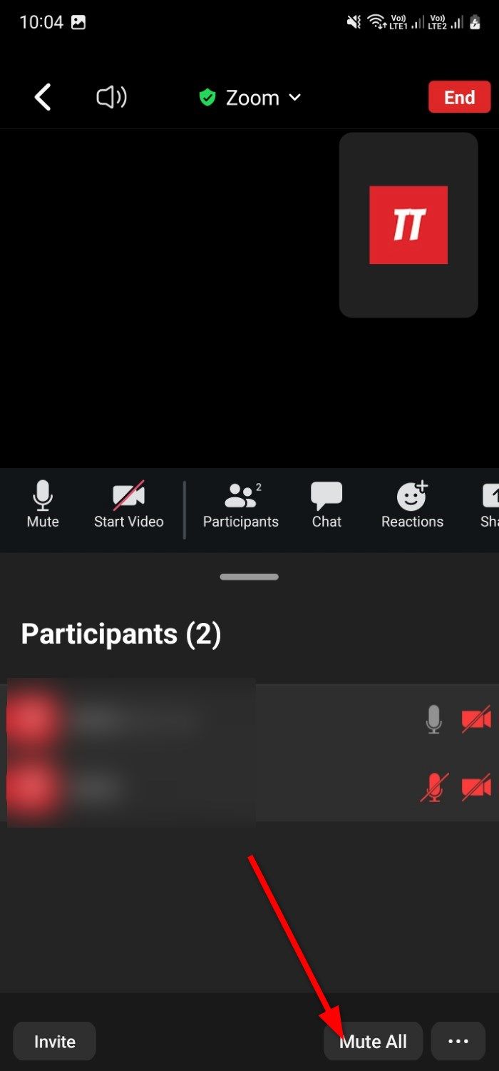 How to mute Zoom meeting participants
