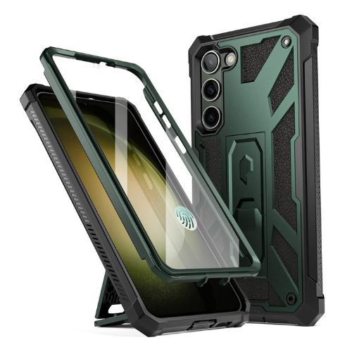 Poetic Spartan Rugged Case in green with built-in screen protector
