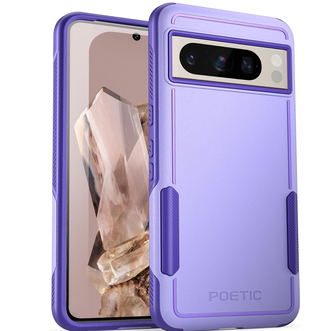  Poetic Neon Series Case Compatible for Pixel 8 Pro on white background.