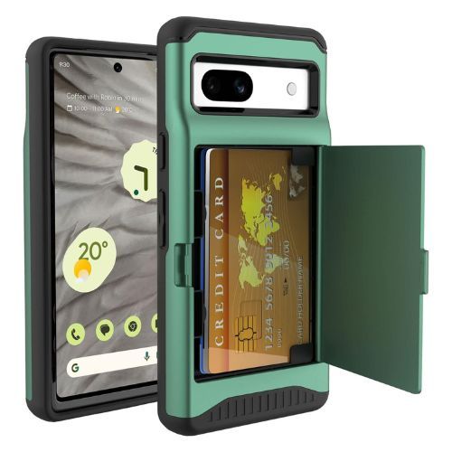 Raabiko Case for Google Pixel 7a with credit cards