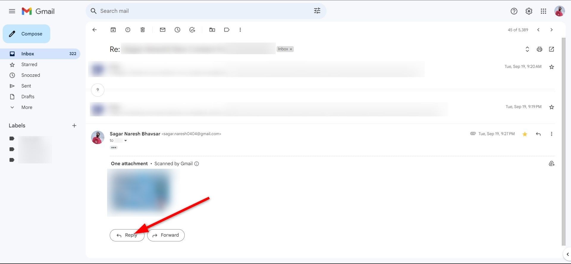 How to edit the subject line in gmail