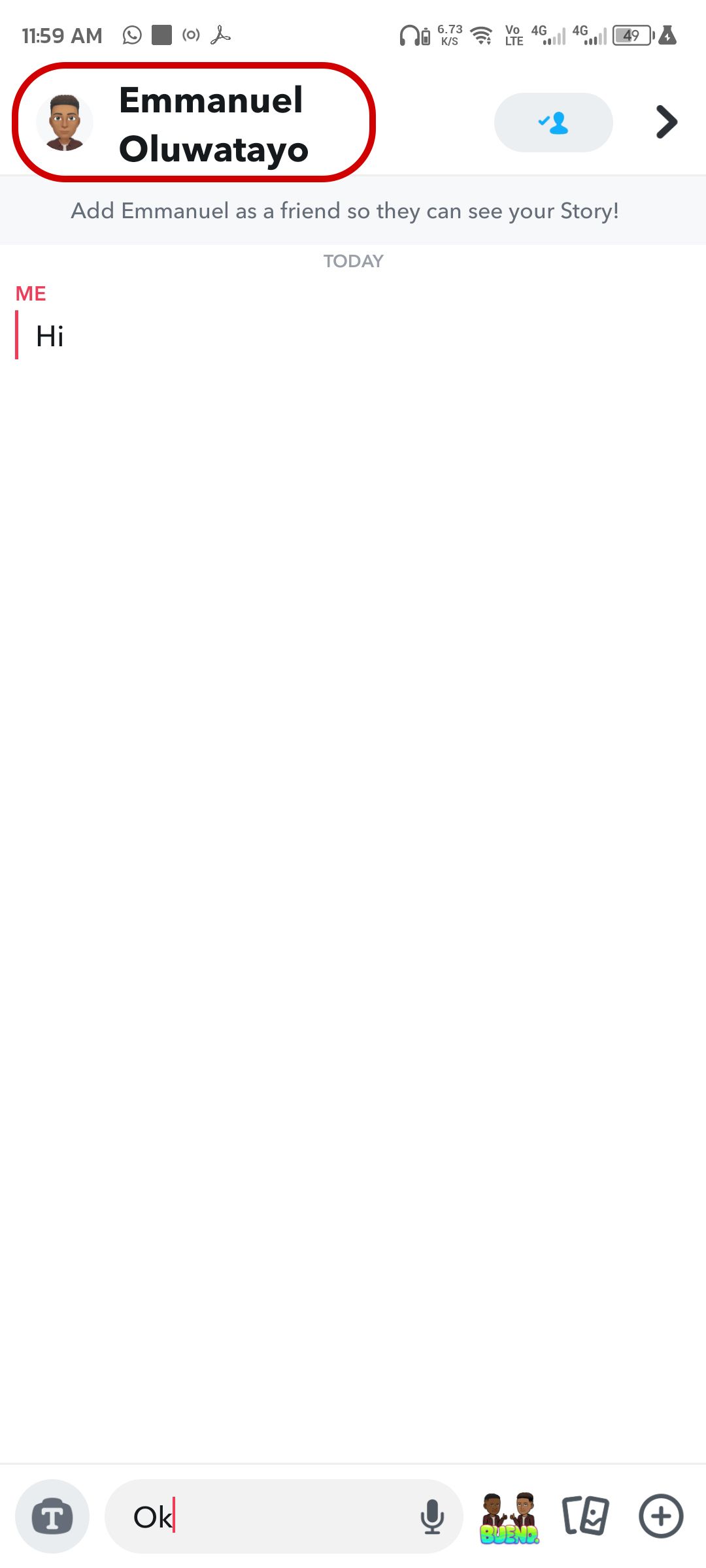 Snapchat How to see if someone has unadded you