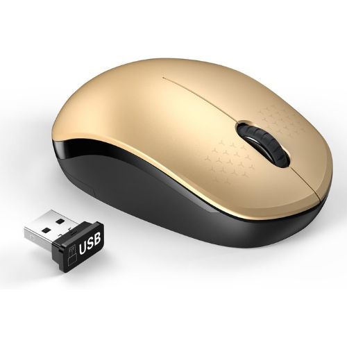 Seenda 2.4G Wireless Mouse in gold