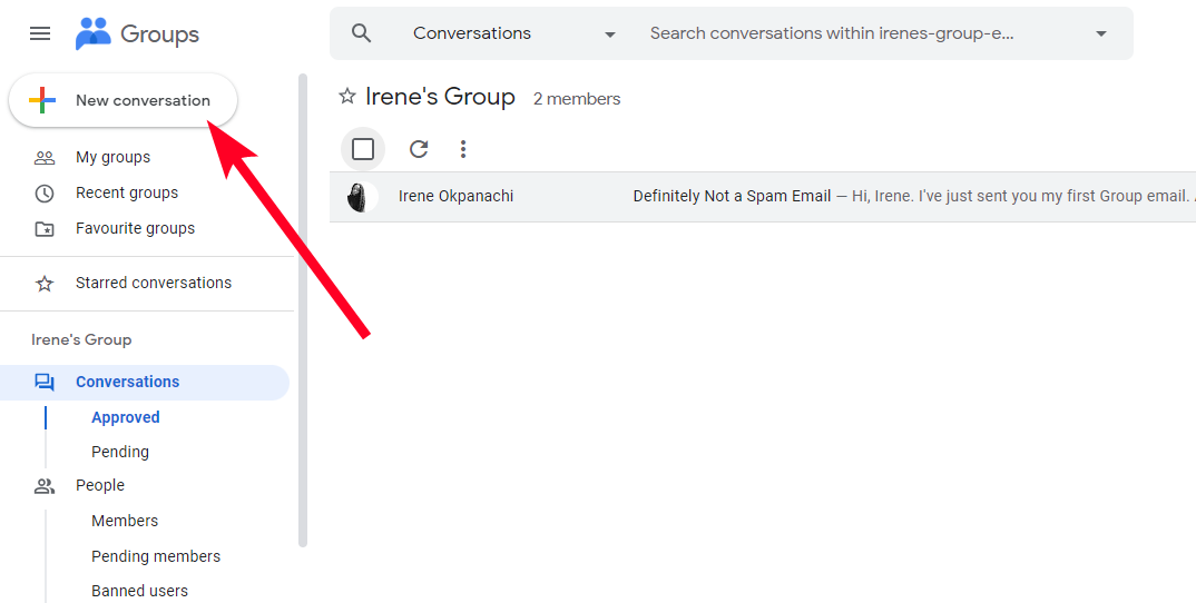 Deciding on Unusual conversation possibility in Google Teams
