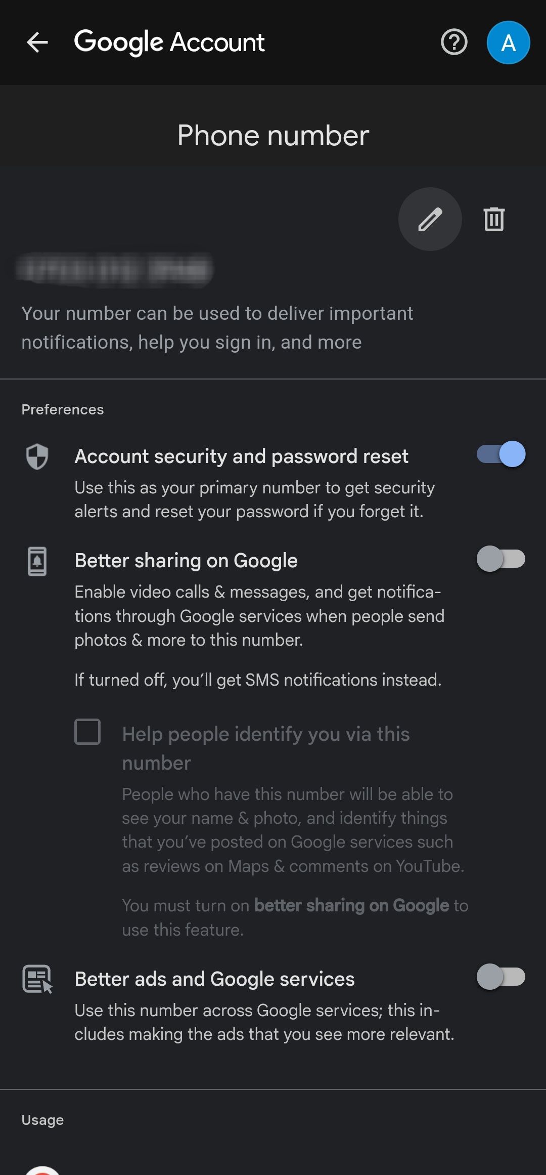 How to change the phone number on your Google account