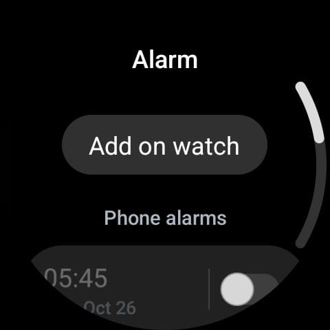 Wear os alarm outlet app