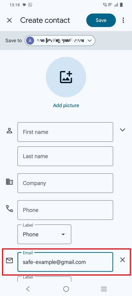 How to add email addresses to Gmail's safe senders list