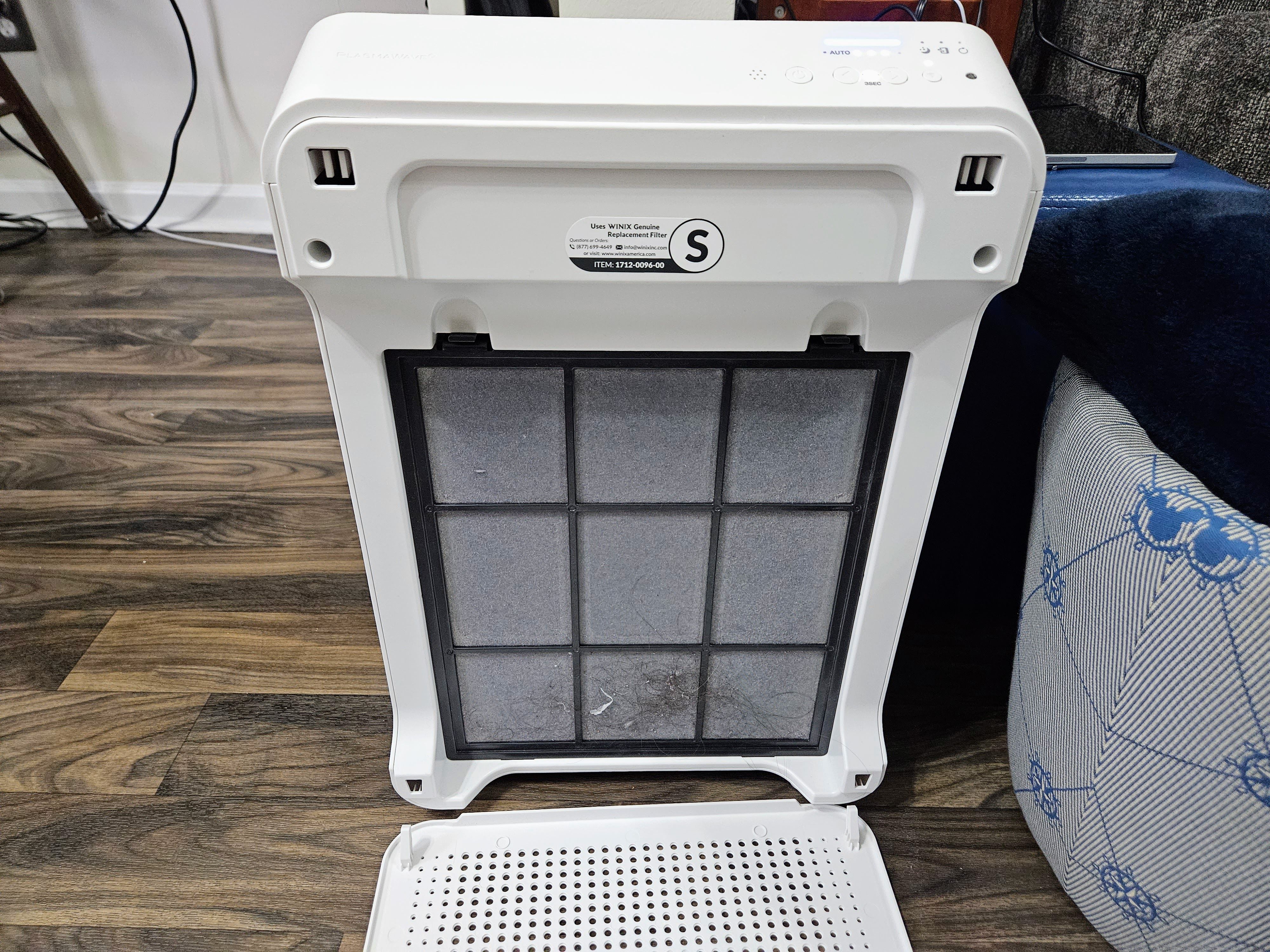 Winix Air Purifier gunked up filter